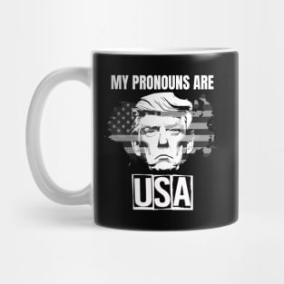 My Pronouns Are USA Mug